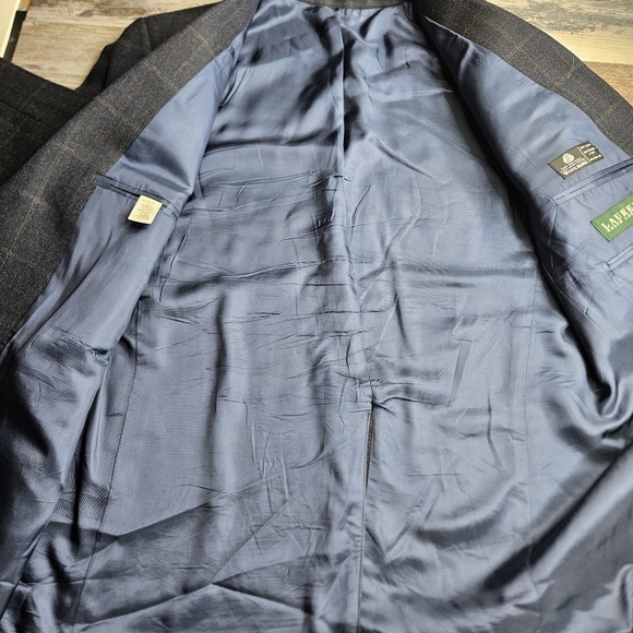 Lauren Ralph Lauren Men's Blazer Jacket Navy Blue Lamb's Wool - Picture 8 of 16